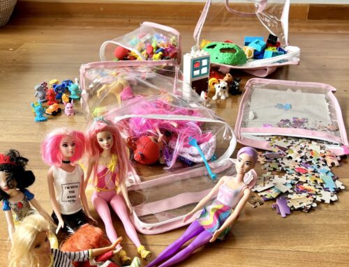 Em casa: organizador prático para guardar os brinquedos das crianças