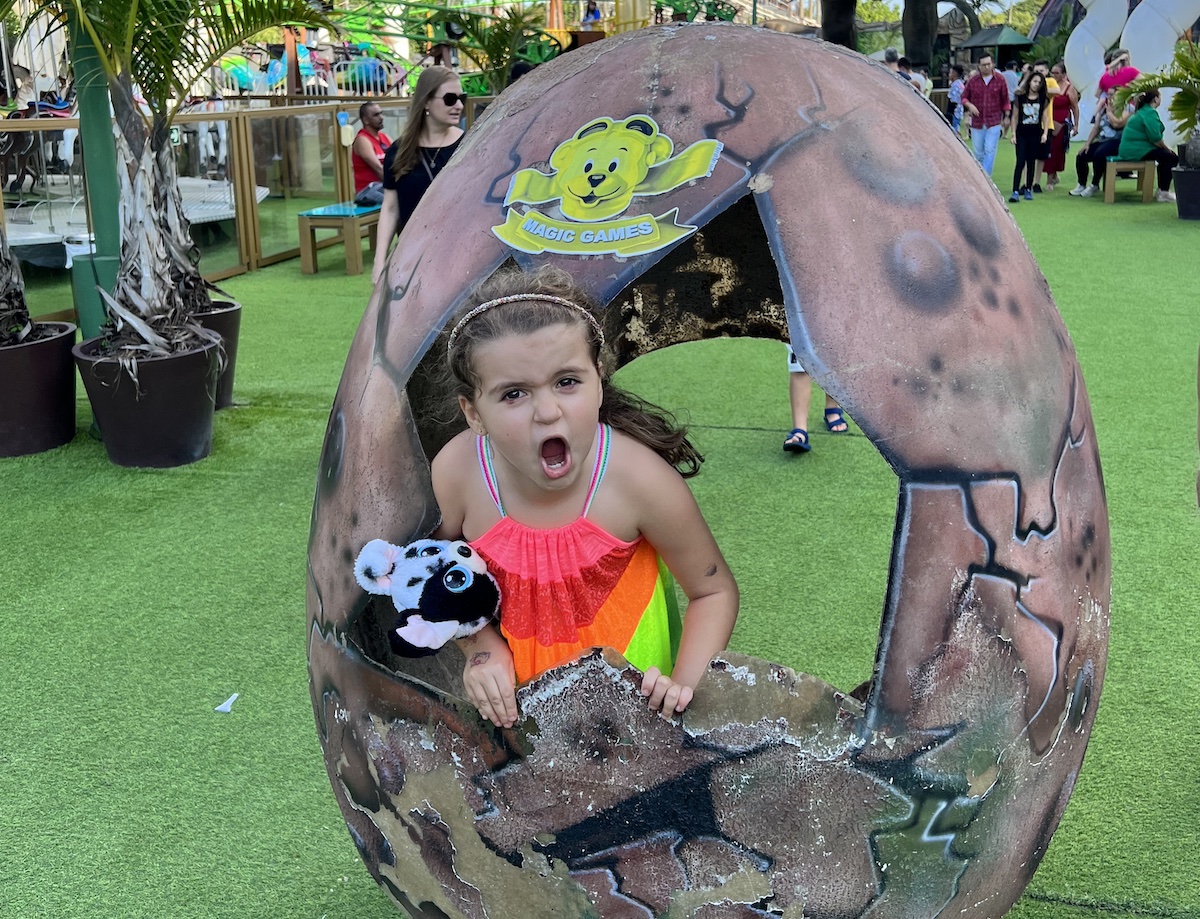 Parque de diversões de dinossauros para ir com crianças em SP