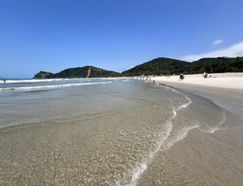 São Sebastião: final de semana na praia de Camburi com criança