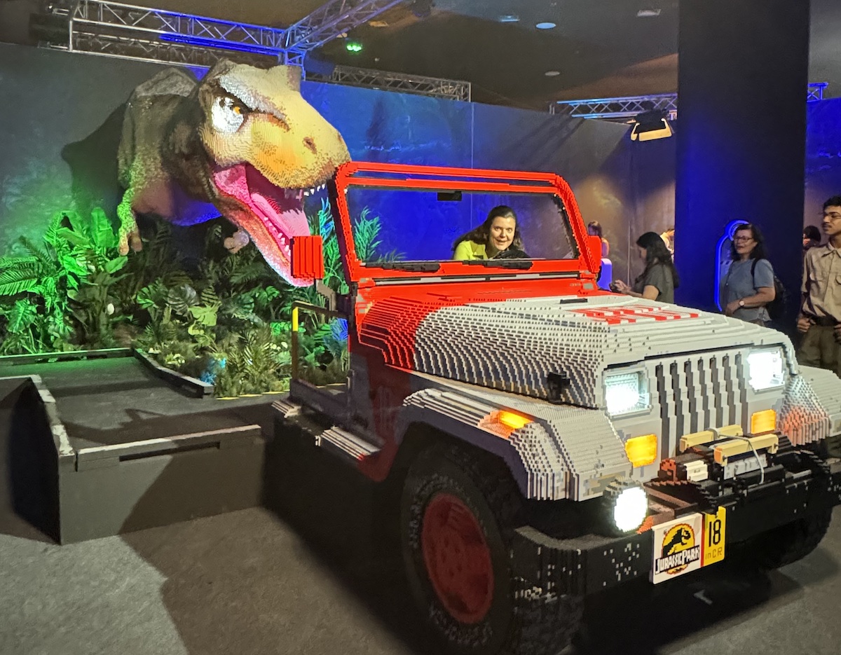 Lego Jurassic Park: exposição interativa para ir com crianças em SP